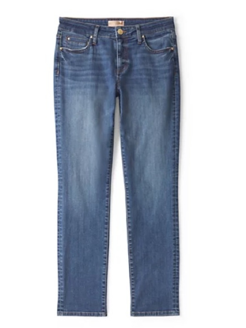 Kut from the Kloth Catherine Mid Rise Boyfriend Jeans 10P Medium Wash EUC Petite